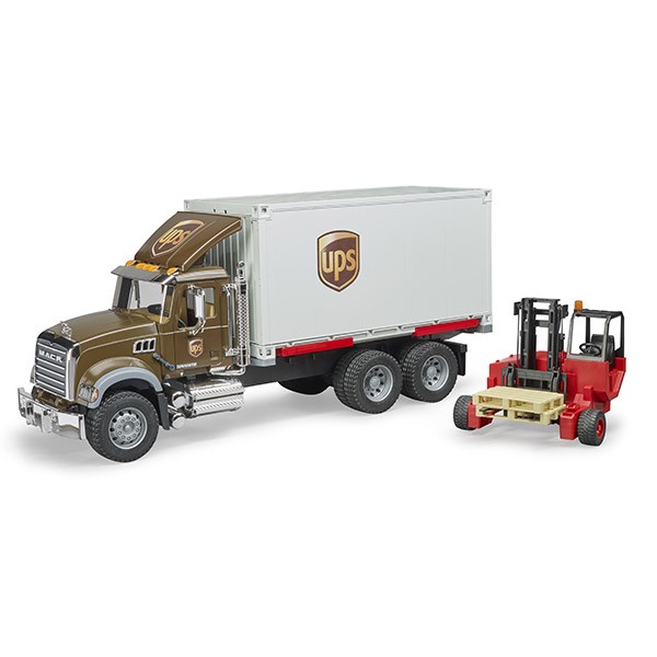 (おまけ付) ブルーダー MACK UPS ＆ フォークリフト BR02828 おもちゃ 知育玩具 車 男の子 女の子 2歳 3歳 4歳 5歳 6歳_2