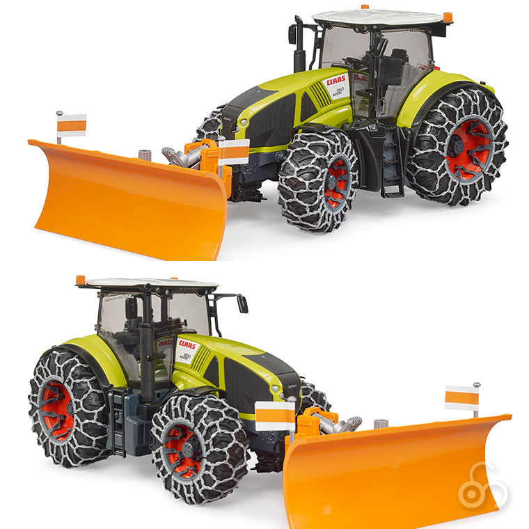 (おまけ付) ブルーダー bruder Claas Axion 950 トラクター＆スノーチェーン・ブレード BR03018 おもちゃ 車 男の子 女の子 4歳 5歳 6歳 小学生_4