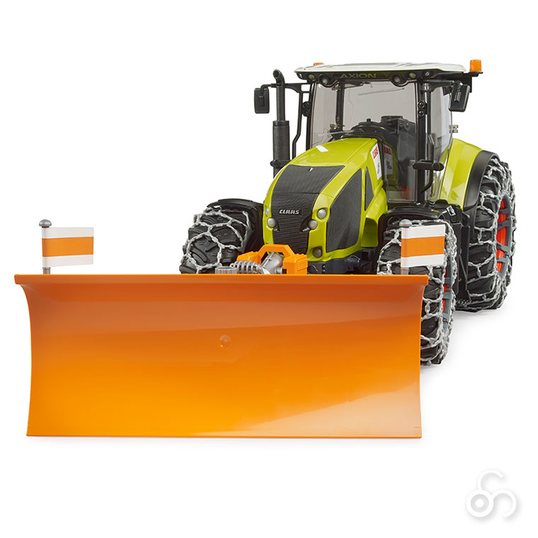 (おまけ付) ブルーダー bruder Claas Axion 950 トラクター＆スノーチェーン・ブレード BR03018 おもちゃ 車 男の子 女の子 4歳 5歳 6歳 小学生_8