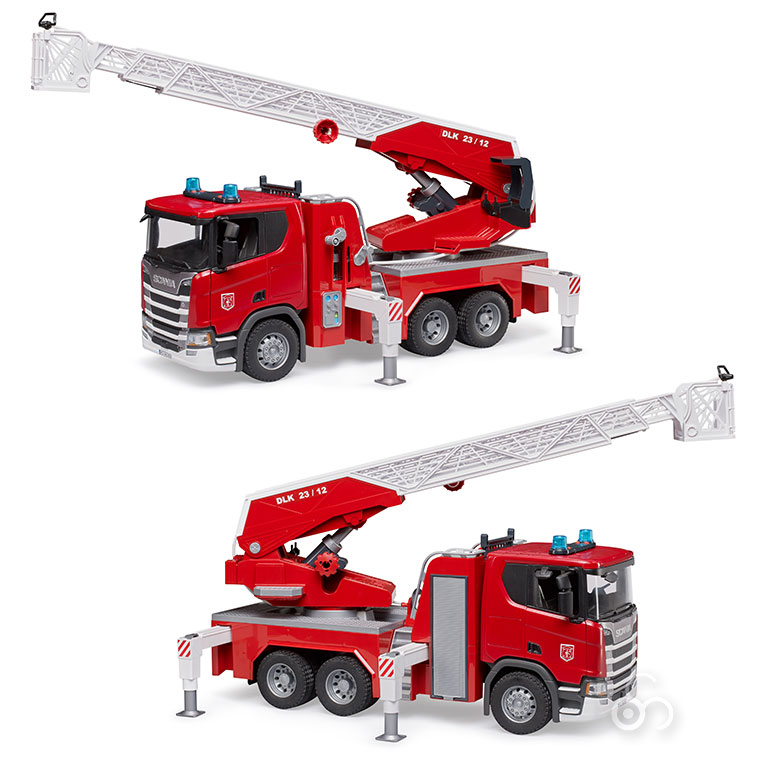 おまけ付) ブルーダー SCANIA 消防車 bruder BR03591 おもちゃ 知育
