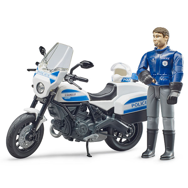 ブルーダー Ducati スクランブラー白バイ仕様 BR62731 おもちゃ 知育