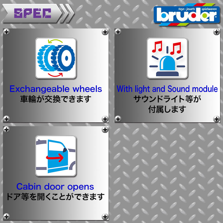 bruder ブルーダー SCANIA レッカークレーン＆BRUDERロードスター（RED） BR03552 おもちゃ 知育玩具 レッカークレーン＆BRUDERロードスター RED また