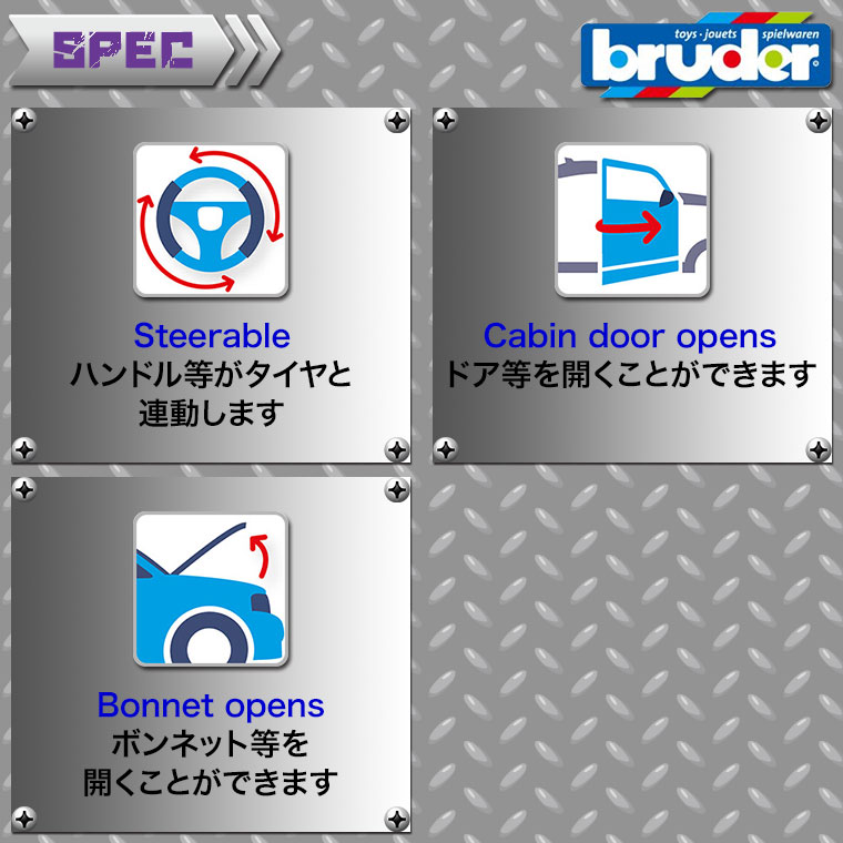 (おまけ付) ブルーダー bruder Claas Axion 950 トラクター＆スノーチェーン・ブレード BR03018 おもちゃ 車 男の子 女の子 4歳 5歳 6歳 小学生_12
