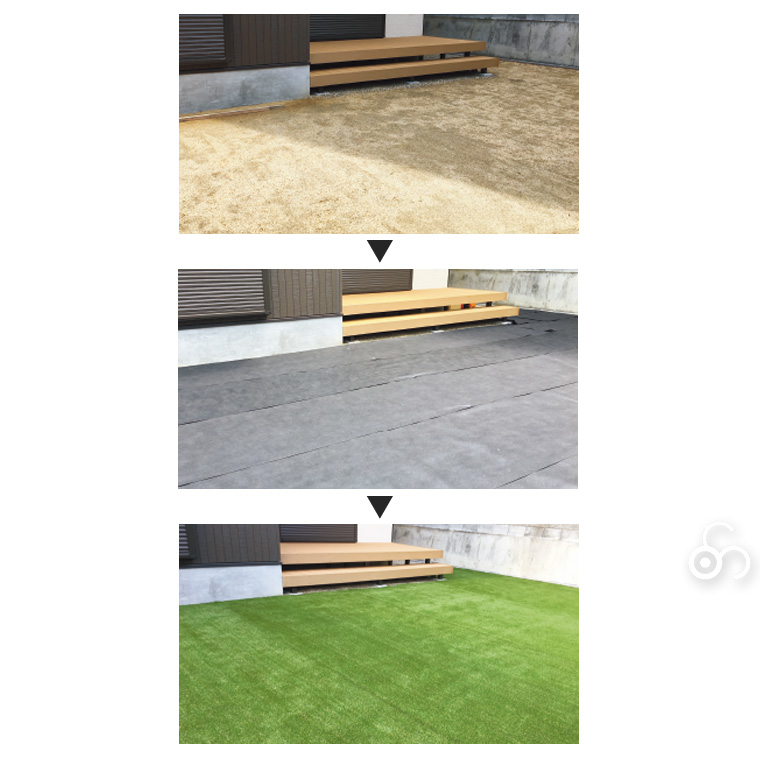 タフストップ (高密度防草シート) 巾1m×長さ50m 人工芝 施工 用具 高