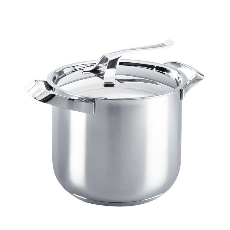 バラゾーニ 蓋つき ストックポット 20cm MY POT マイポット IH対応 鍋 なべ ポット 煮込み ステンレス オーブン BZ-160601020の画像