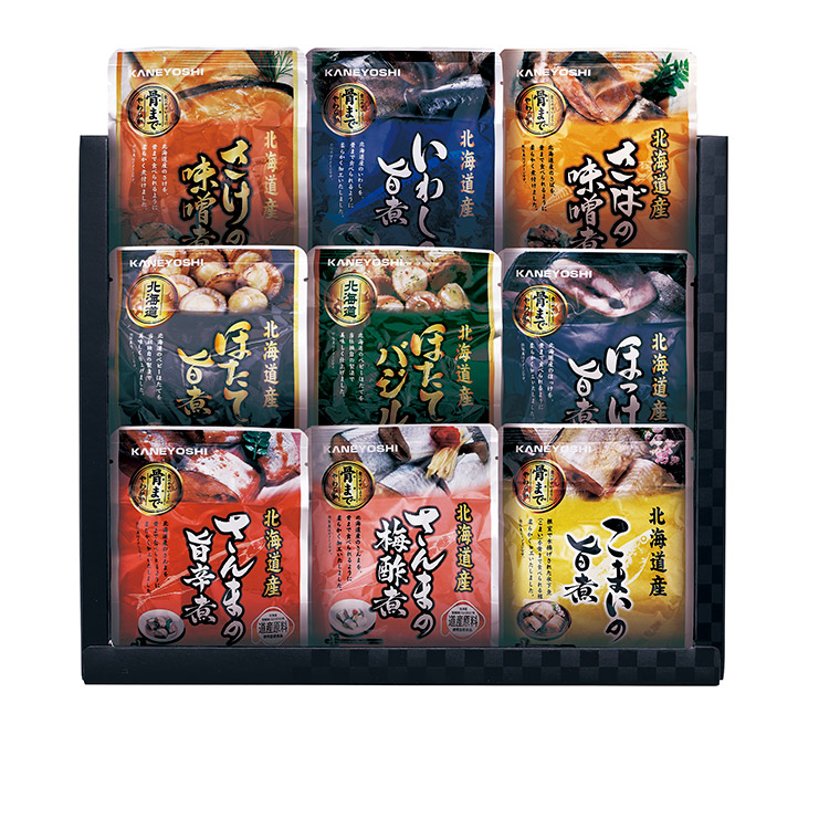 北海道産 おさかな旨煮詰合せ B HKDF-B9 ギフト 贈り物 内祝い ギフト プレゼント お返し お歳暮 お中元 C008-020