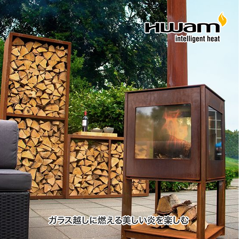 ワム アウトドアストーブ CUBIS テラス ストーブ 薪ストーブ