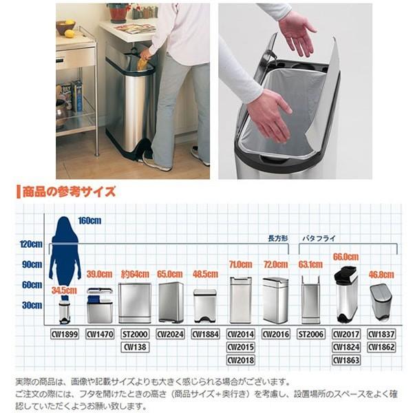 simplehuman 旧商品 シンプルヒューマン ゴミ箱 バタフライカン 20L