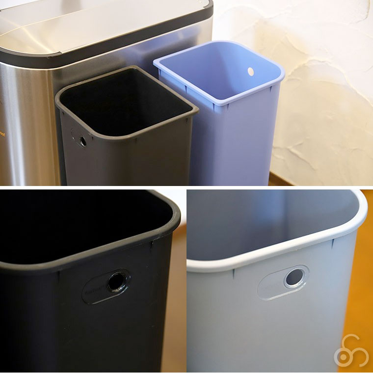 (特典あり)(正規品) シンプルヒューマン バタフライカン リサイクラー 40L SIMPLEHUMAN CW2017 ゴミ箱 ごみ箱 分別 | simplehuman | 08