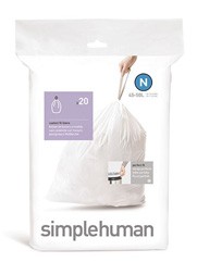 シンプルヒューマン カスタムフィットライナー[N] 45-50L CW0174