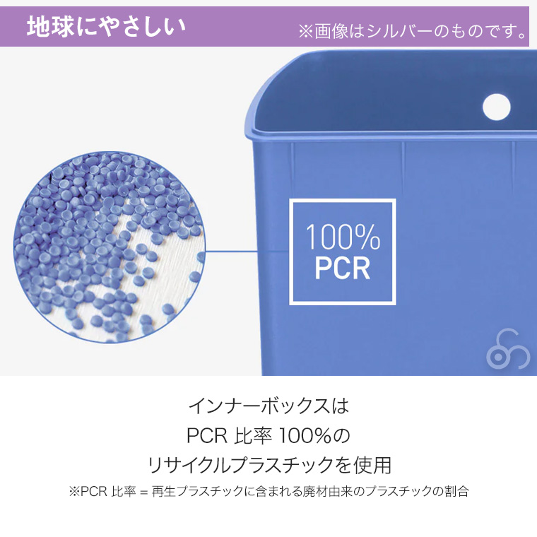 シンプルヒューマン バタフライステップカン 10L マットブラック CW2104 00288 simplehuman シンプル ヒューマン ごみ箱 ダストボックス 両開き ペダル ふた付き | simplehuman | 06