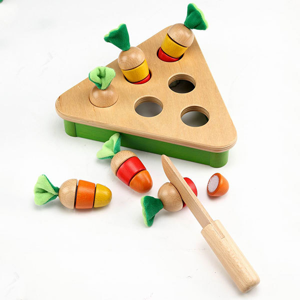 旧商品 PlayMeToys プレイミー プラックキャロット E0902 木のおもちゃ 知育玩具 出産祝い 0歳 1歳 2歳 3歳 |  | 01