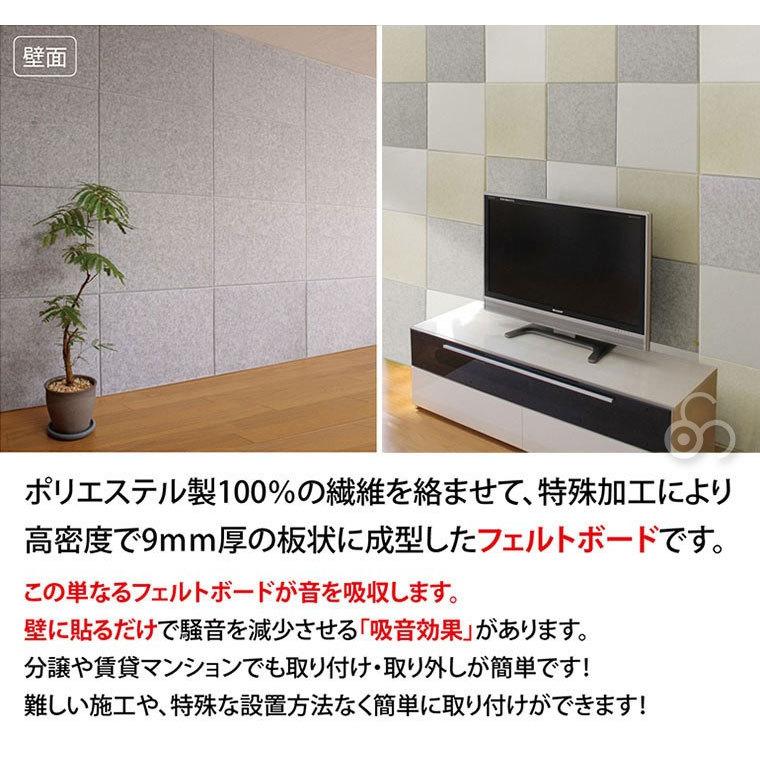 フェルメノン 防音フェルトボード（＋吸音） FMSシリーズ 80×60cm 4枚セット FMS-8060C-4SET |  | 06