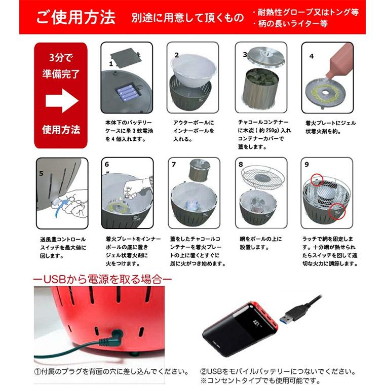 ハーフェレ 無煙炭火バーベキューコンロ ロータスグリル XL G-RO
