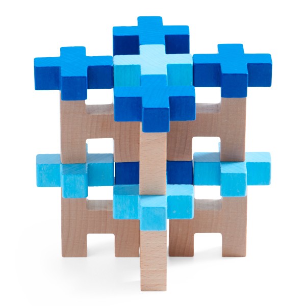 HABA ハバ 3Dパズル・ブルー HA304411 知育玩具 おもちゃ 2歳 3歳 4歳 5歳 木製 木のおもちゃ 積み木 パズル クリスマスプレゼント 男の子 女の子｜iberia｜05