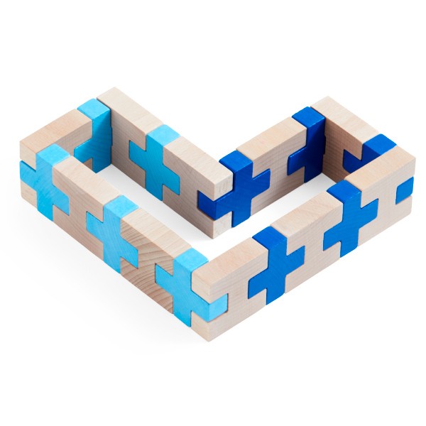 ハバ（HABA） 3Dパズル・ブルー HA304411 知育玩具 おもちゃ 2歳 3歳 4