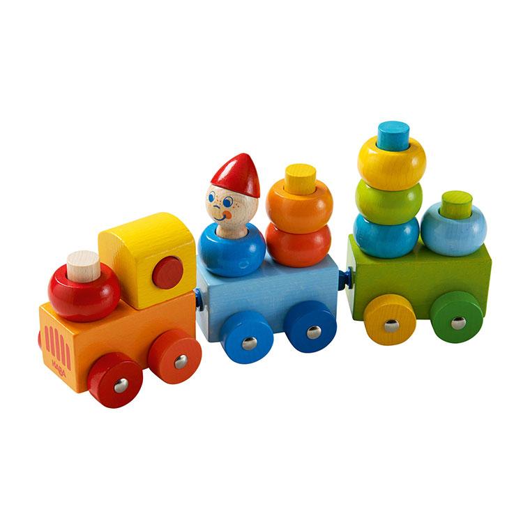 ハバ ベビートレイン HA5126 おもちゃ 知育玩具 0歳 8ヶ月 9ヶ月 10ヶ月 1歳 男の子 女の子 出産祝い 木製 木製玩具 木のおもちゃ クリスマスプレゼント｜iberia｜03