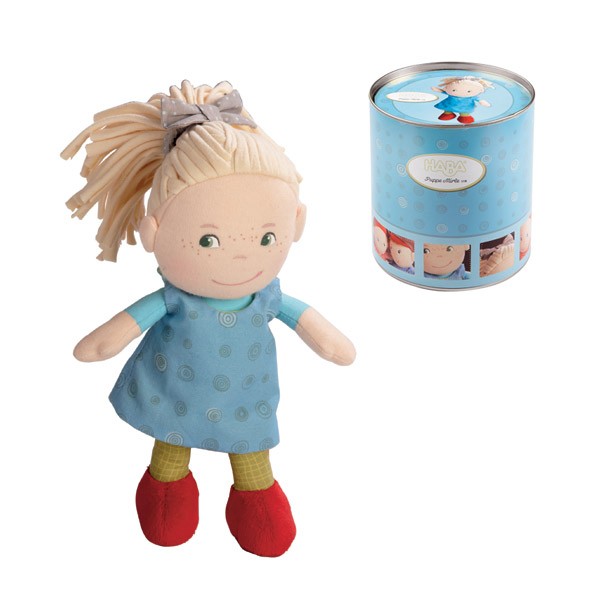 ハバ 缶入りドール・おすましミレ HA5738 知育玩具 HABA おもちゃ 赤ちゃん 人形 1歳 2歳 3歳 4歳 5歳 女の子 男の子 クリスマスプレゼント