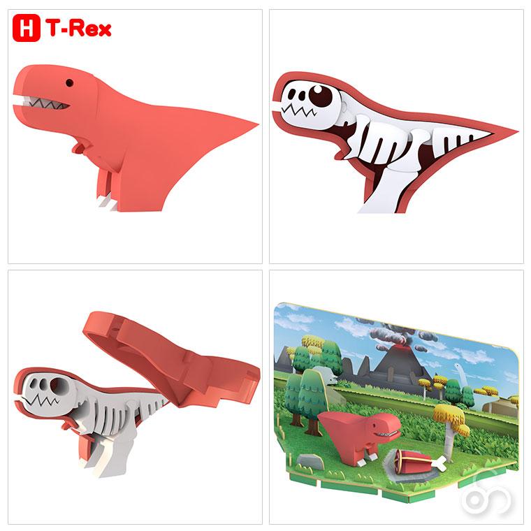 ハーフトイズ HALFTOYS HTA001 知育玩具 1歳 2歳 3歳 男の子 女の子 恐竜 おもちゃ 動物 どうぶつ クリスマスプレゼント |  | 10