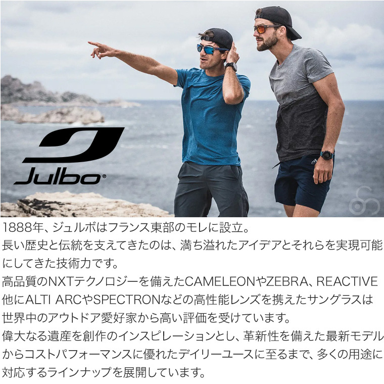 Julbo サングラス AERO アエロ AF Martin Fourcadeモデル Zebra Light