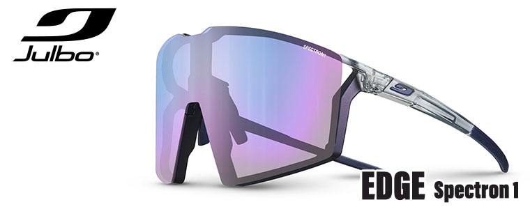 ZAAPスポーツサングラス ホワイト/パープル Julbo ジュルボ サングラス エッジ Spectron 1 アウトドア