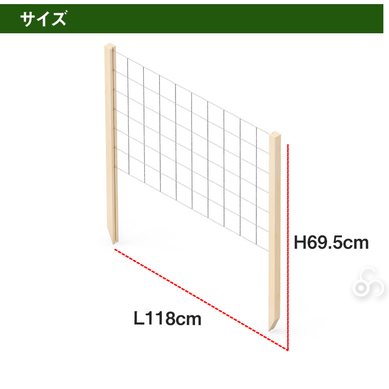 アップヤード ガーデンボックス用 トレリスセット W1200 ラティス フェンス 格子 つる 蔓 レイズドベッド プランター 花壇 家庭菜園 Kronus クロヌス KTRL