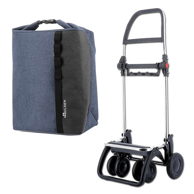 ROLSER（ロルサー） 4輪 ショッピングカート+ROLL TOP (4輪フレーム+