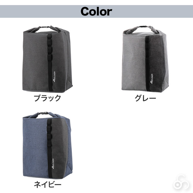 ROLSER（ロルサー） ショッピングカート 6輪+ROLL TOP (6輪フレーム+