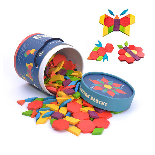 旧商品 Mideer ミディア パターンブロック 250pcs MD1002 パズル つみき 図形 幼児 知育玩具 3歳 4歳 5歳 |  | 01