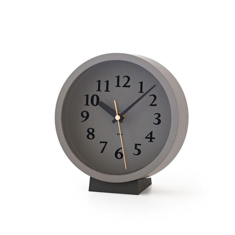 Lemnos レムノス m clock MK14-04 アイボリー グレー 置き時計｜iberia｜03