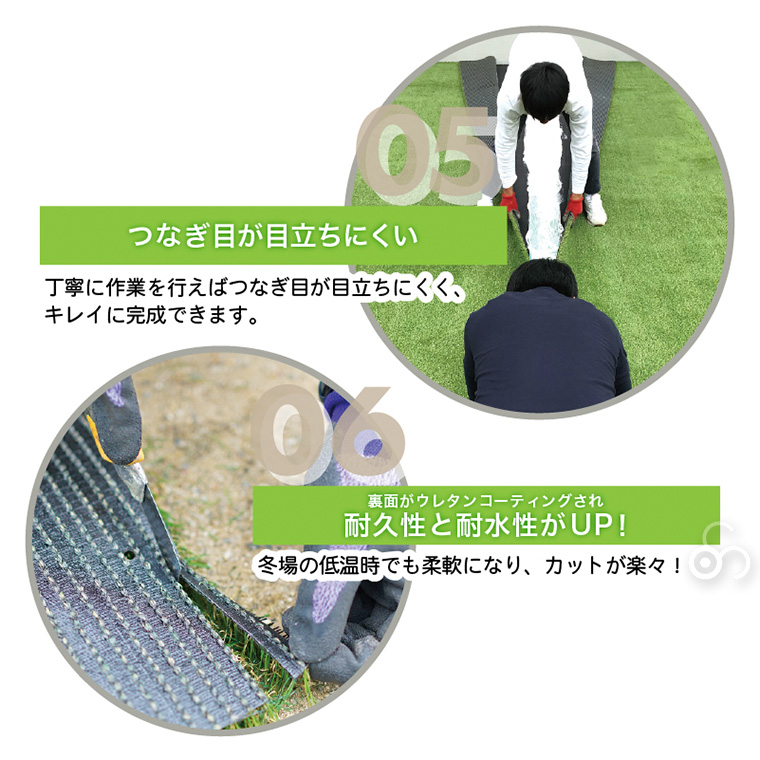 リアル人工芝 メモリーターフ25 forガーデン 25mm 巾1m×長さ10m 高耐久 高密度 緑化 庭 ガーデニング DIY 緑化 防草 雑草対策 MT25-0110の画像