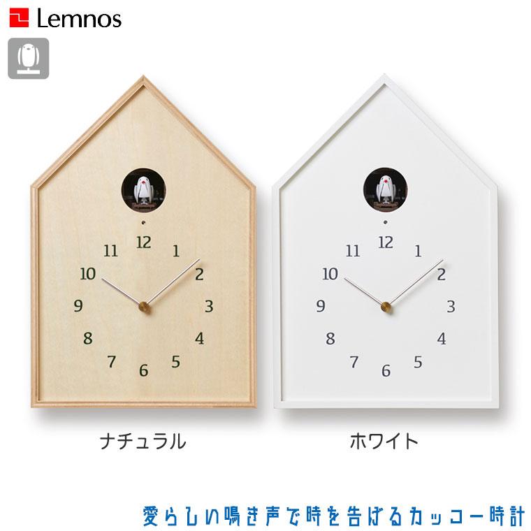 レムノス カッコー時計 鳩時計 NY16-12 WH Lemnos Lemnos（レムノス） Birdhouse Clock NY16-12 カッコー時計 鳩時計