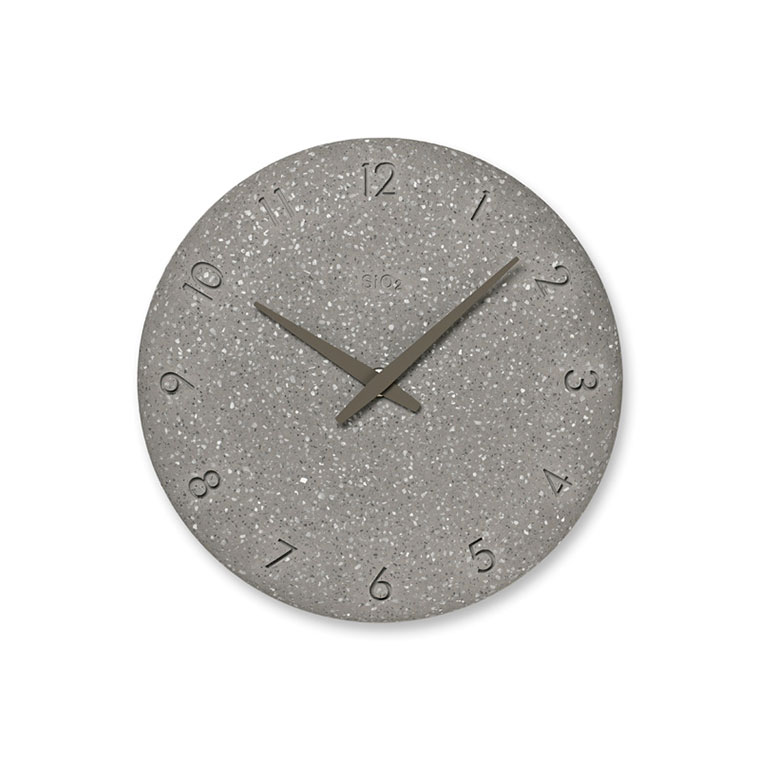 レムノス 掛け時計 Lemnos 珪藻土の時計（洗い出し） NY23-06 おしゃれ｜iberia｜02