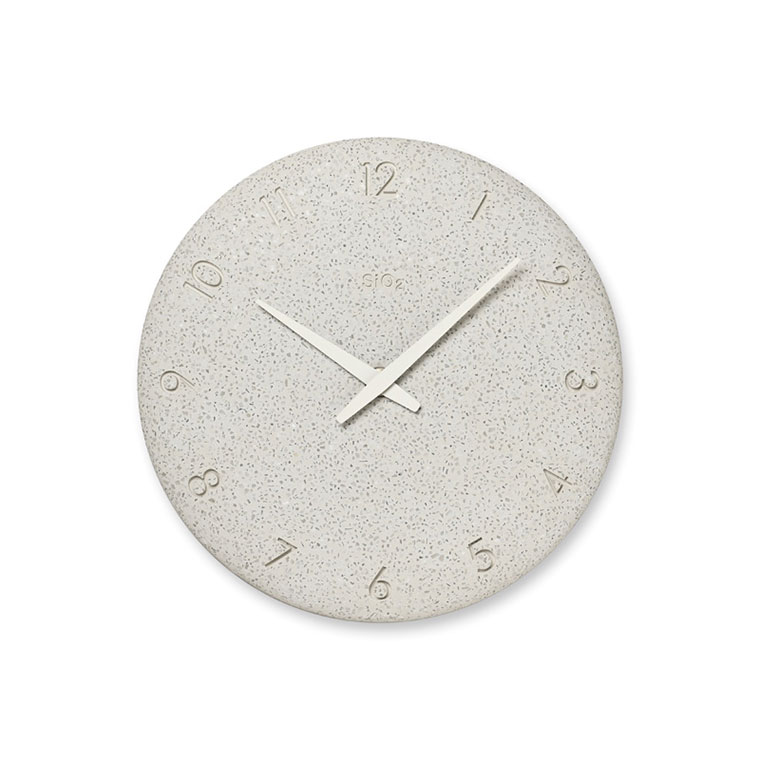 レムノス 掛け時計 Lemnos 珪藻土の時計（洗い出し） NY23-06 おしゃれ｜iberia｜04