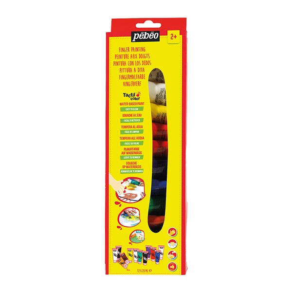 旧商品 ペベオ タクティルカラー 紙用チューブ20ml 10色 12本セット