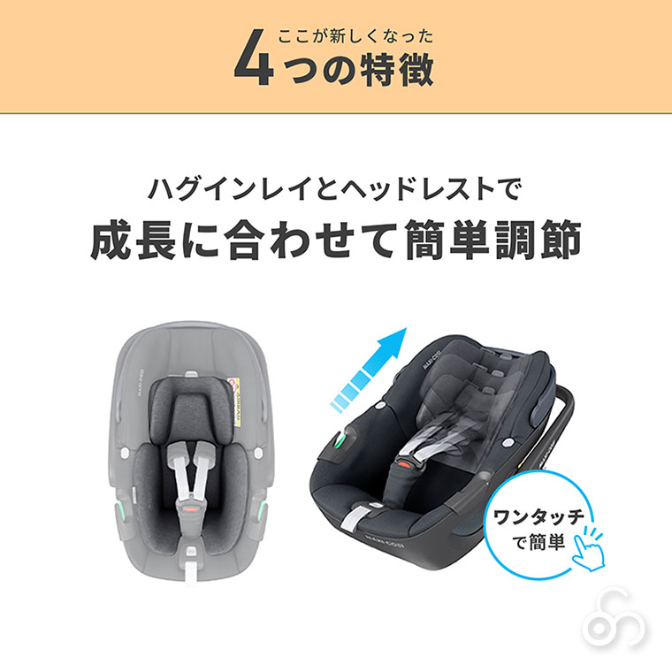 マキシコシ Maxi-Cosi ペブル360 ペブルスリーシックスティチャイルドシート