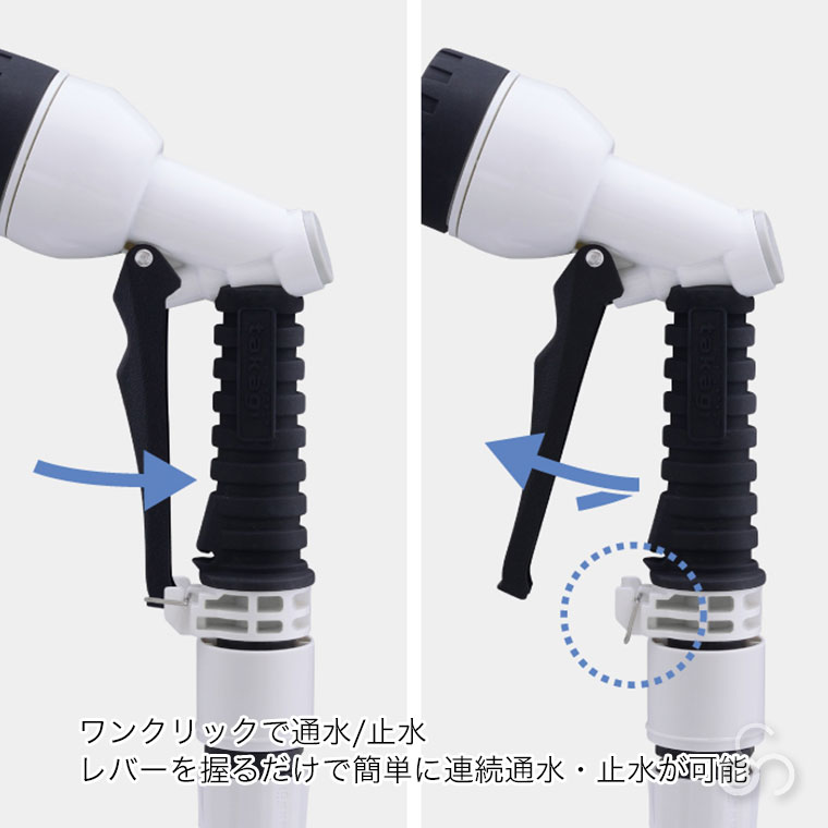 ホースリール 10m タカギ コンパクトリール(CG) 10m 内径7.5mm R110CG