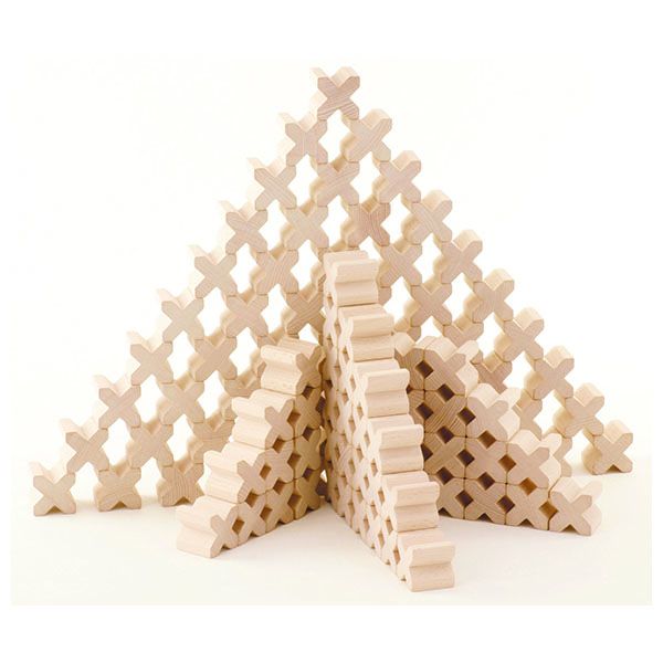 セレクタ（Selecta） X(エックス)-BLOCKS・100 SE0007 積木 知育玩具