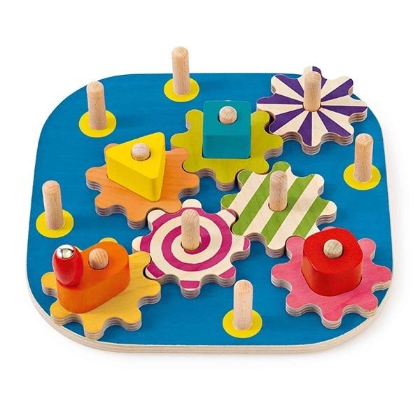 SELECTA セレクタ セレクタ・ギアボード SE62011 知育玩具 木のおもちゃ 歯車 2歳 3歳 4歳 クリスマスプレゼント | セレクタ | 01