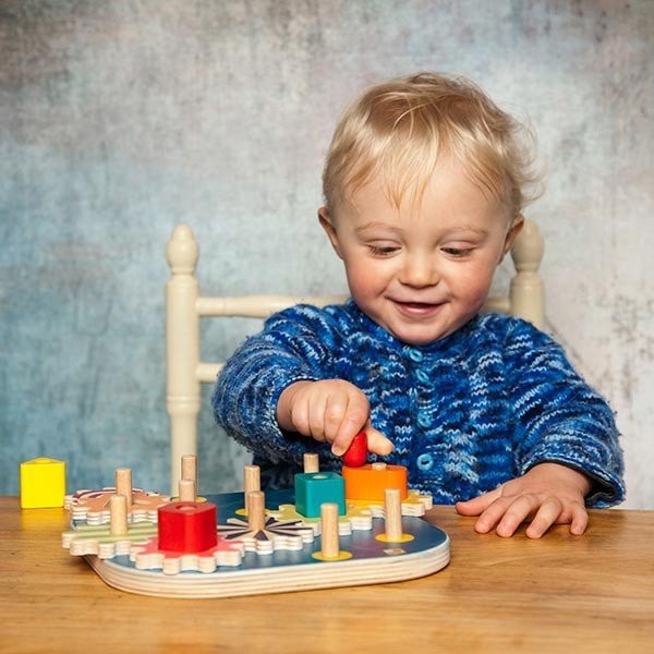 SELECTA セレクタ セレクタ・ギアボード SE62011 知育玩具 木のおもちゃ 歯車 2歳 3歳 4歳 クリスマスプレゼント | セレクタ | 02