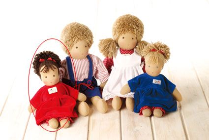 シルケ ロッテちゃん 赤 SI10930 (着せ替え人形) 知育玩具 1歳 1歳半 2歳 3歳 4歳 おもちゃ 出産祝い 赤ちゃん 人形  クリスマスプレゼント 男の子 女の子