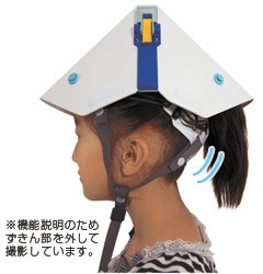 3D形状で頭にフィットします。