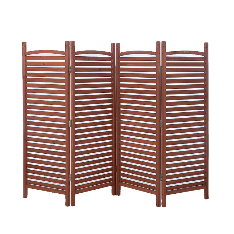 谷村実業 天然木 ガーデン パーティション 4連 高さ148cm 幅208cm
