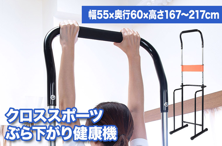 谷村実業 クロススポーツ ぶら下がり健康機 TAN-5037 ストレッチ ハンガーラック トレーニング 筋トレ シェイプアップ 運動 スポーツ