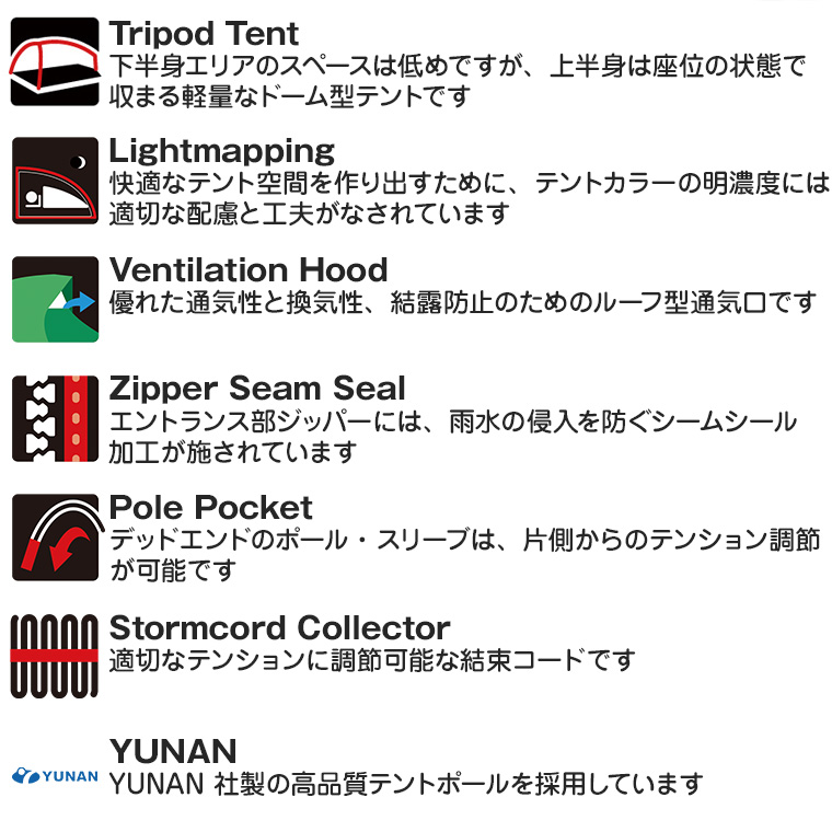 VAUDE 山岳テント Taurus (トーラ...の詳細画像5