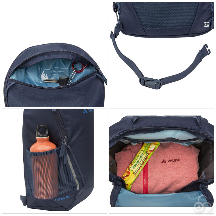 VAUDE キッズ用バックパック Hylax (ハイラックス) 15L リュック ザック バッグ 軽量 撥水 防水 防汚 登山 ハイキング アウトドア VD15481｜iberia｜09