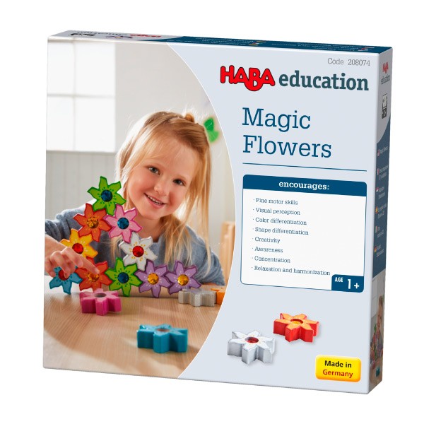 HABA education ハバ エデュケーション マジックフラワー・14 WF208074 おもちゃ 知育玩具 木製 誕生日プレゼント 1歳 2歳 3歳 クリスマスプレゼント｜iberia｜03