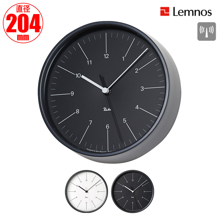 Lemnos（レムノス） 掛け時計 Lemnos RIKI STEEL CLOCK WR24-10