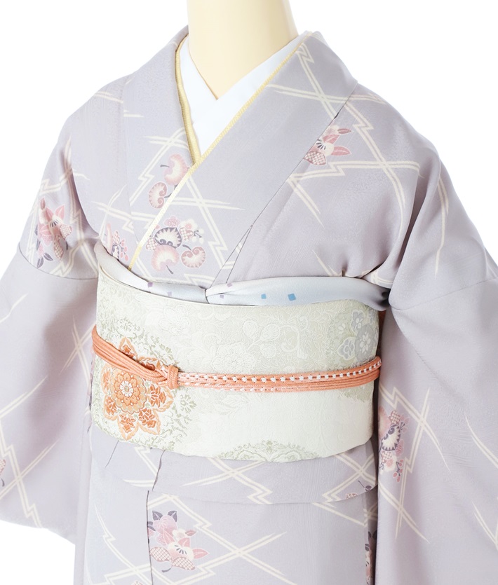 夢工房　夏付下　とんぼ柄　洗える着物　送料無料 SOUBIEN 浴衣 セット レディース 浴衣セット 兵児帯 2025新作