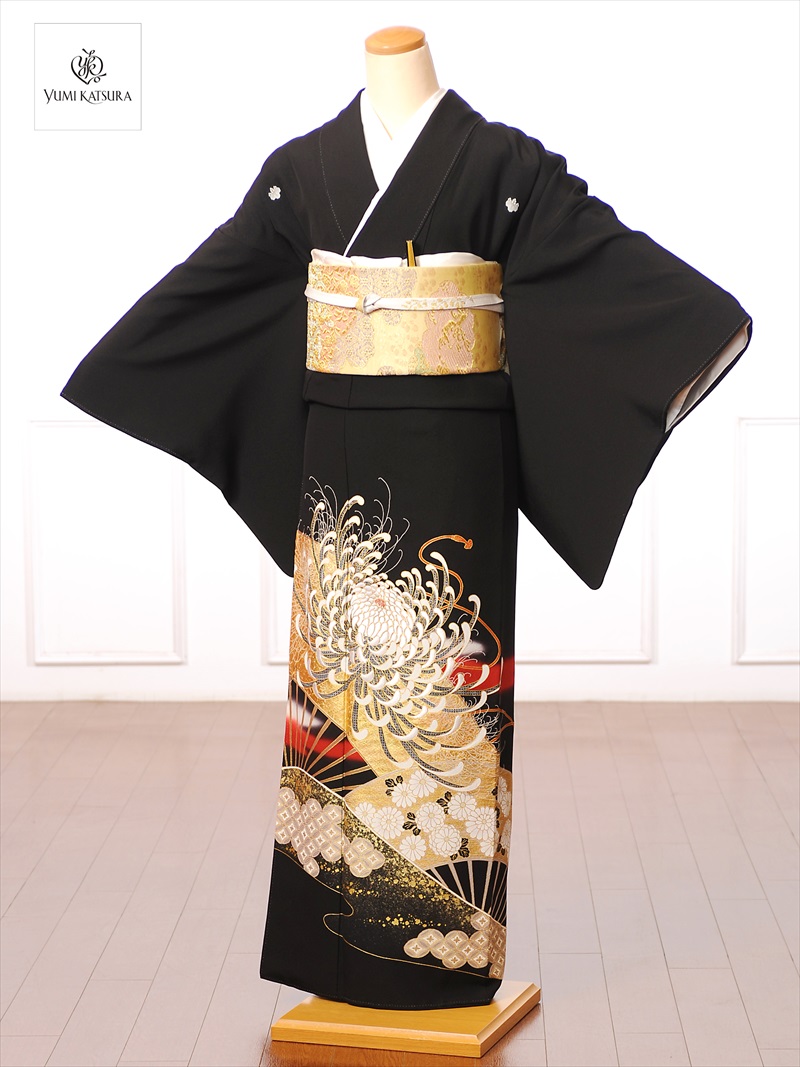 YUMI KATSURA（ユミカツラ） 留袖 レンタル 黒留袖 フルセット 留袖